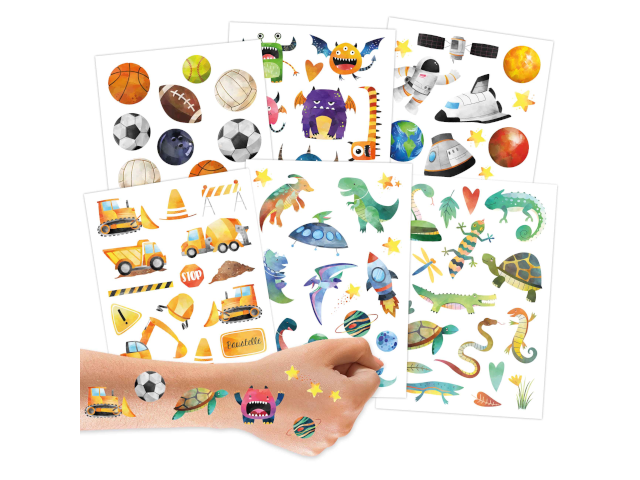 Metallic Tattoos - Bagger & Dino