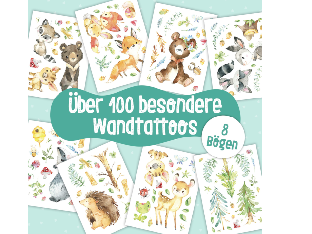 Wandtattoos – Waldtiere