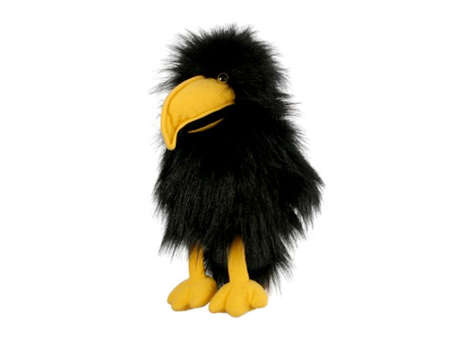 Handpuppe Krähe