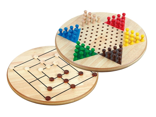 Halma-Mühle-Kombination, maxi