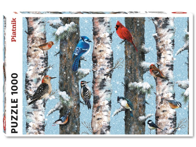 Puzzle 1000 Teile Wintervögel