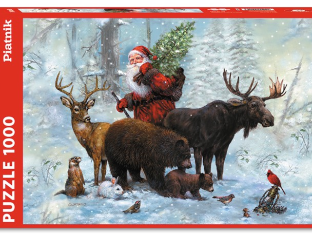 Puzzle Verschneite Weihnacht 1000 Teile