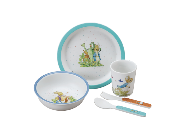PETER RABBIT - Geschirrset blau