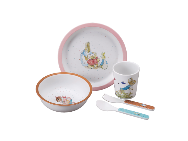 PETER RABBIT - Geschirrset rot