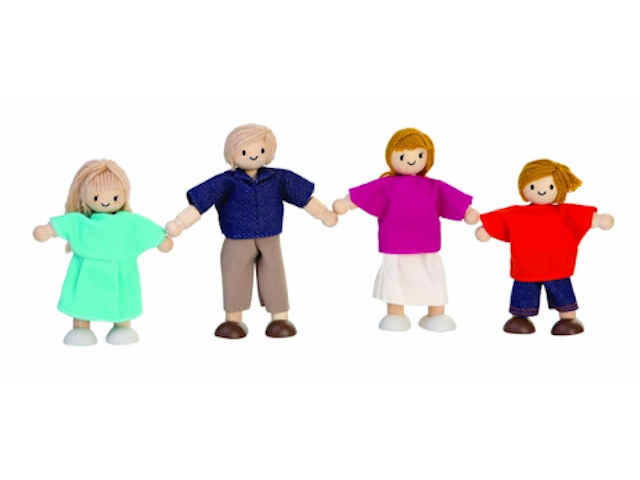Puppenfamilie europäisch