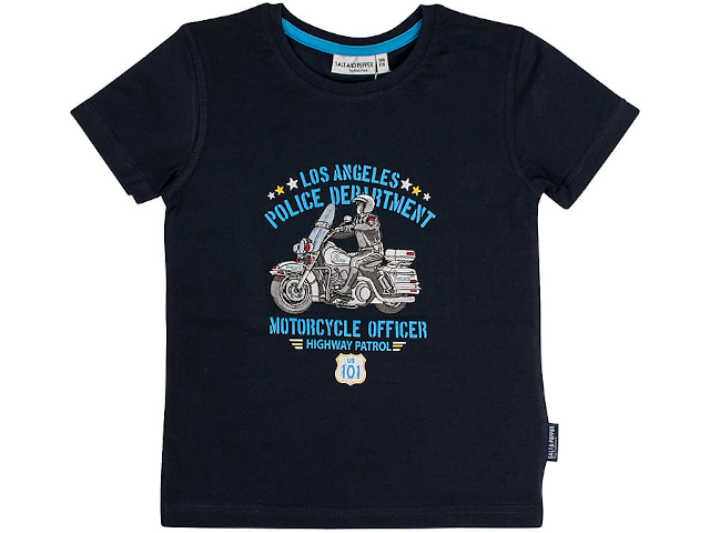 Shirt `Police` in Dunkelblau, Grösse 92/98