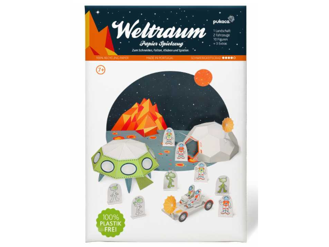 Weltraum Papierspielzeugset