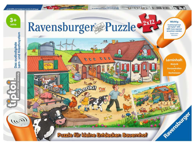 Bauernhof Tiptoi Puzzle 2x12 T.