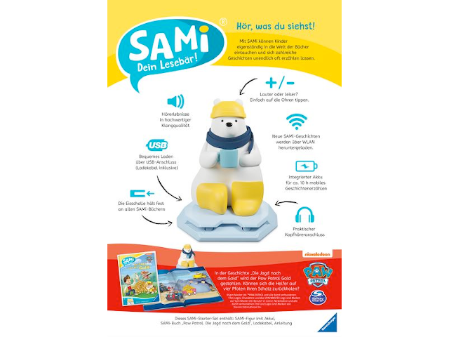 SAMi, dein Lesebär, Starter-Set - PAW Patrol - 1