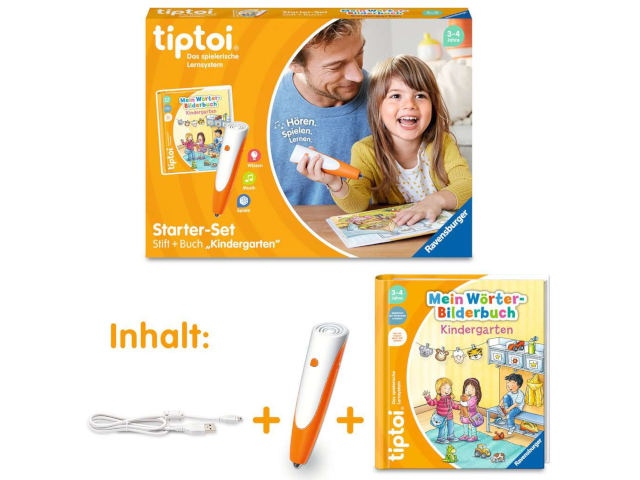 tiptoi® Starter-Set: Wörter-Bilderbuch Kindergarten