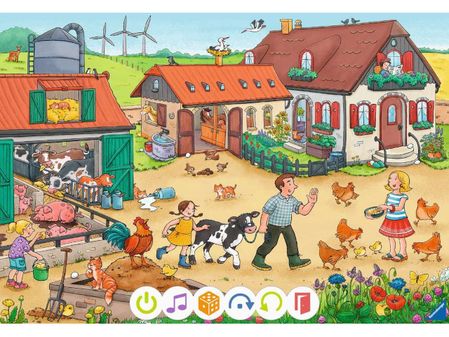 Tiptoi® Puzzle Bauernhof `22, 2x12 Teile