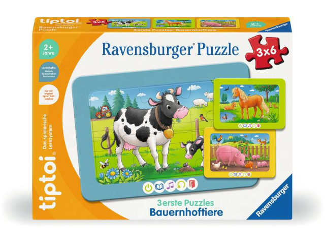 tiptoi® 3 erste Puzzles: Fahrzeuge