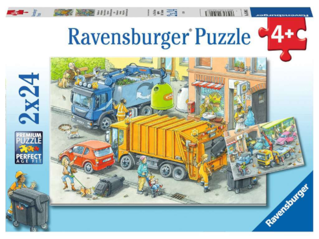 Abschleppwagen / Müllabfuhr 2x24p