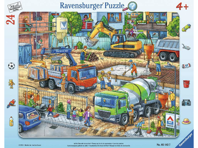 Puzzle 24Teile Auf der Baustelle ist was los