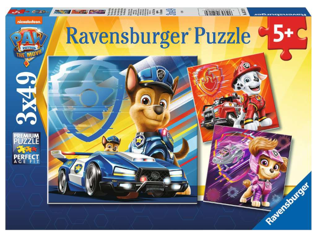 Puzzle 3x49 Teile Chase, Marcus und Stella