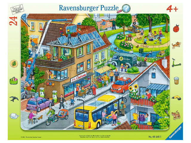 Puzzle 24 Teile Unsere grüne Stadt