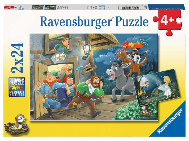 Puzzle 2x24 Teile: Märchenstunde