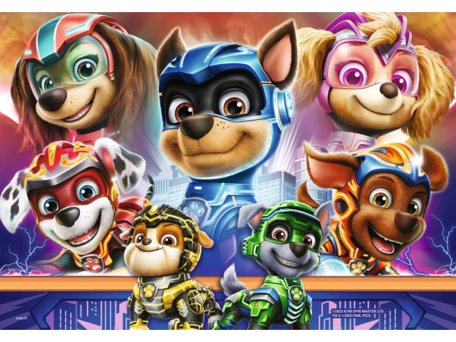 Puzzle 2x12 Teile: PAW Patrol: The Mighty Movie - 0