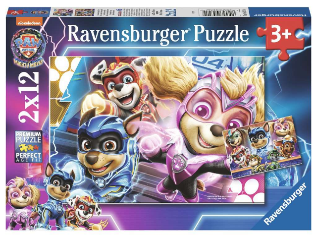 Puzzle 2x12 Teile: PAW Patrol: The Mighty Movie