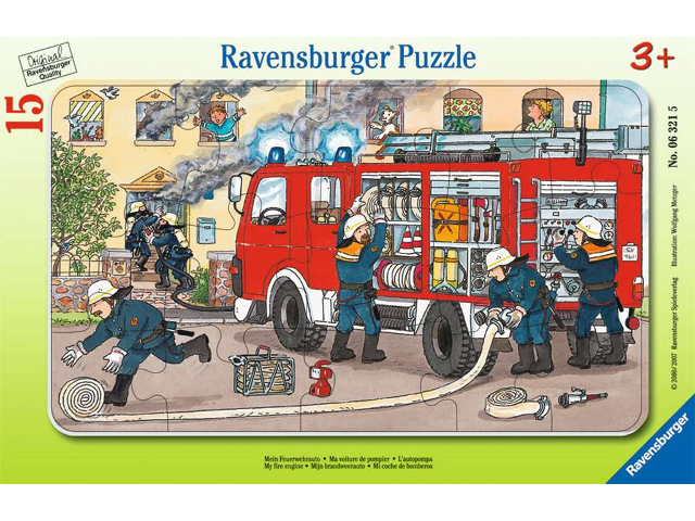 Puzzle 15 Teile Mein Feuerwehrauto