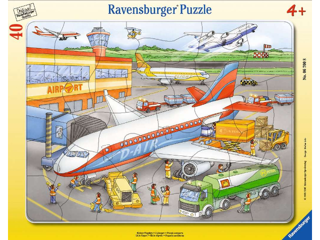 Puzzle 40 Teile Kleiner Flugplatz