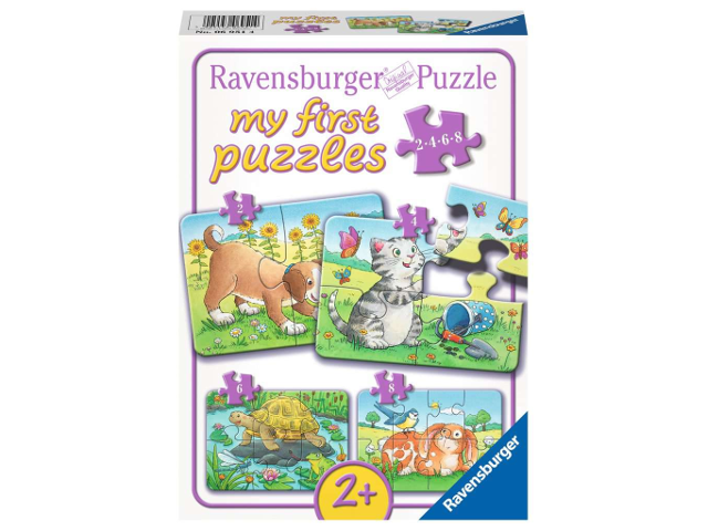 Puzzle 2/4/6/8 Teile Niedliche Haustiere