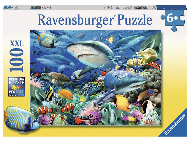Puzzle 100 Teile Riff der Haie