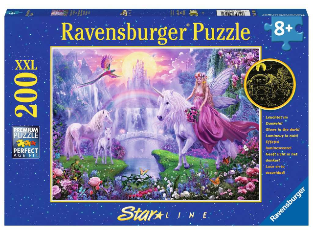 Puzzle 200 Teile Magische Einhornnacht
