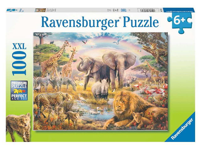 Puzzle 100 Teile Afrikanische Savanne