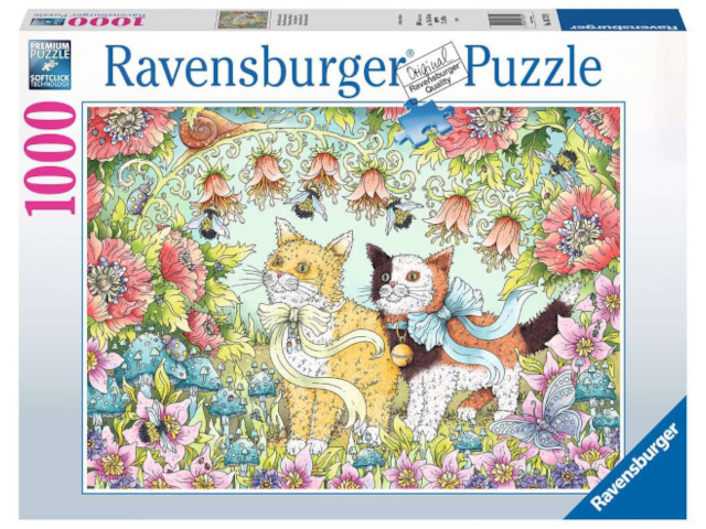 Puzzle 1000 Teile Kätzchenfreundschaft