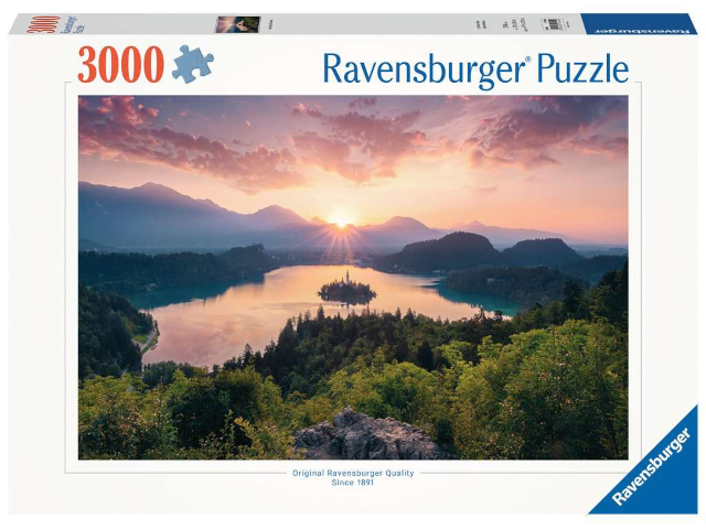 Puzzle 3000 Teile Bleder See, Slowenien