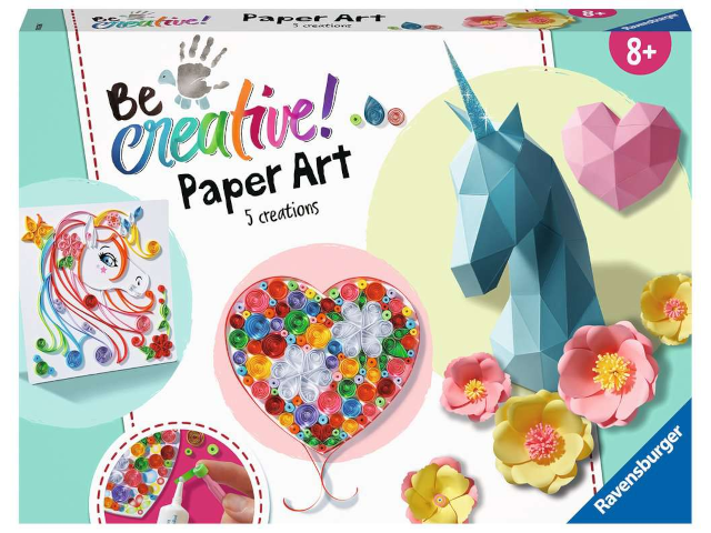 BeCreative - Paper Art Flowers & Unicorns