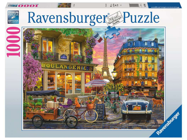 Puzzle 1000 Teile Paris im Morgenrot