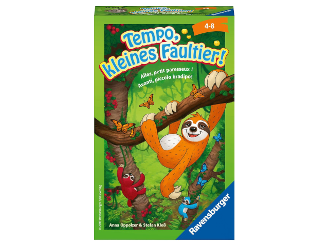 Tempo, kleines Faultier! D/F/I