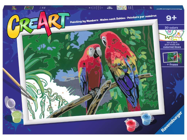 CreArt: Colorful Macaws