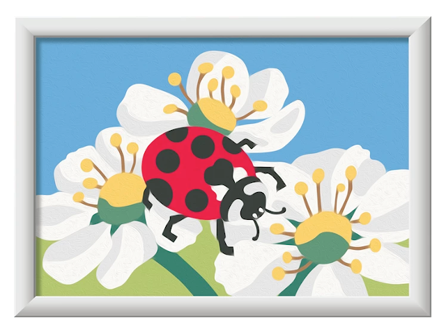 CreArt Ladybug with flowers