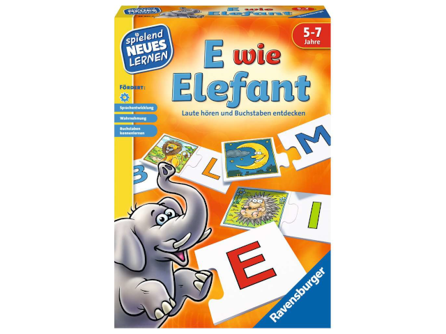 E wie Elefant D