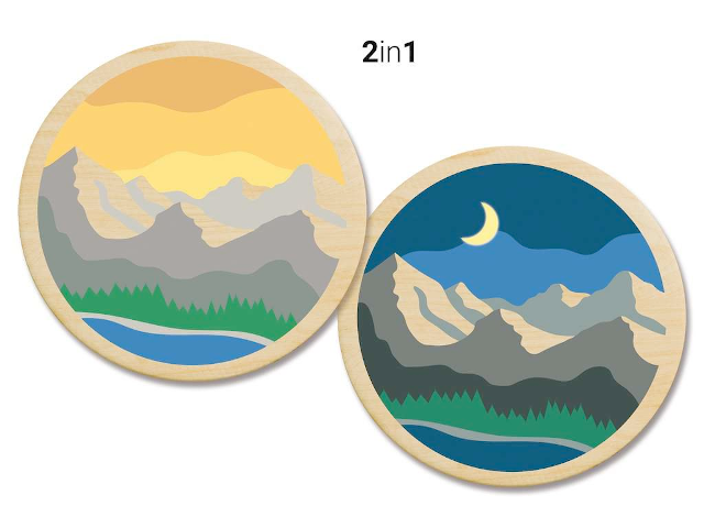 CreArt Wooden - Malen nach Zahlen - Berge - 0