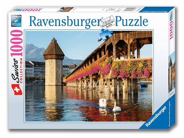 Puzzle 1000 Teile C+R Luzern Kapellbrücke