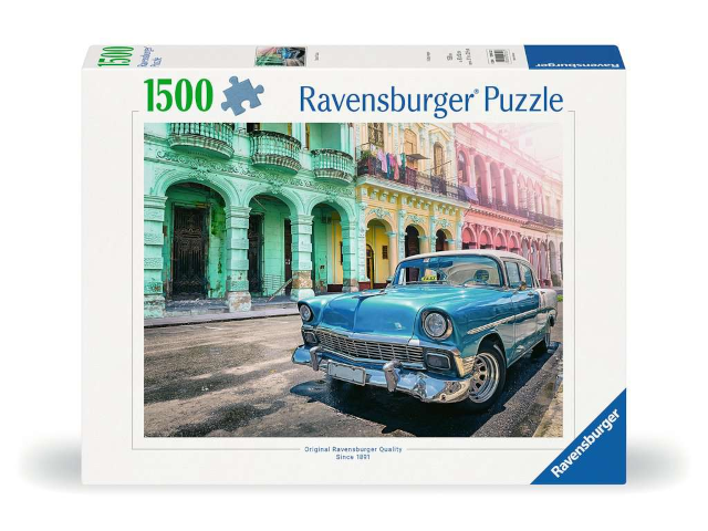Puzzle 1500 Teile: Cuba Cars