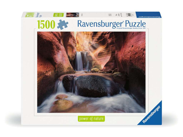 Puzzle 1500 Teile: Der Wasserfall im Red Canyon