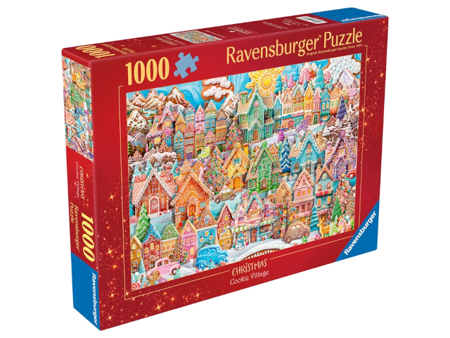 Puzzle 1000 Teile: Christmals Cookie Village