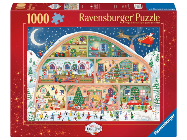 Puzzle 1000 Teile: Head it`s nearly Christmas