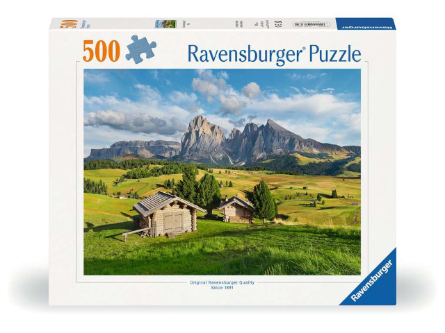 Puzzle 500 Teile: Dolomitenidyll of Siusi