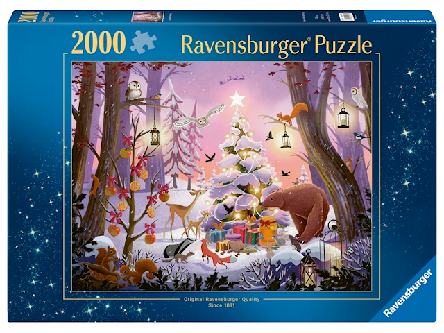 Puzzle 2000 Teile: Christmas in the Woods