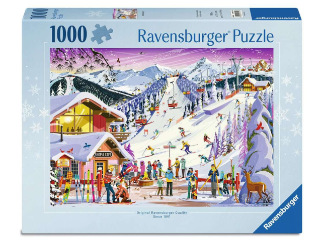 Puzzle 1000 Teile - Auf der Skipiste