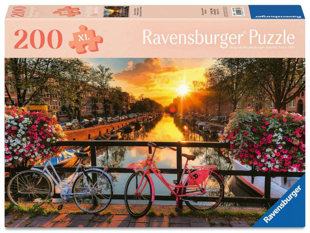 Puzzle 200 Teile: Fahrräder in Amsterdam