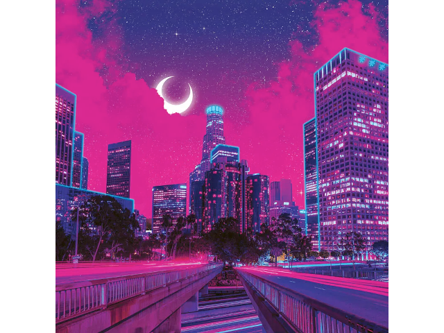 Neon Puzzle 500 Teile - Los Angeles