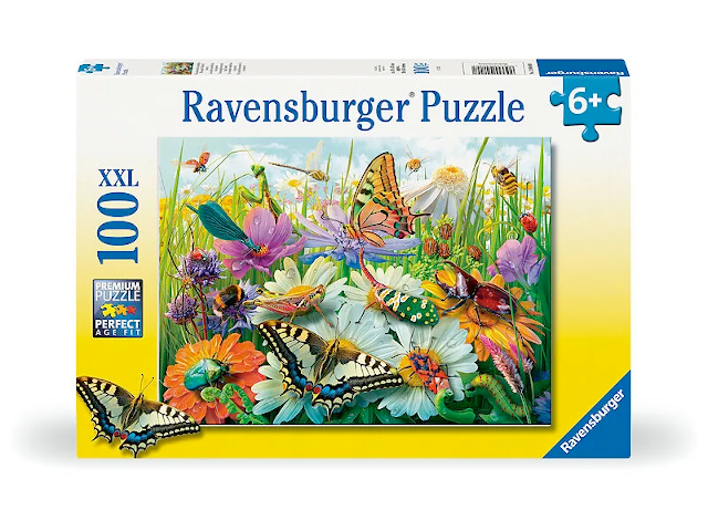 Puzzle 100 Teile: Wunderwelt der Insekten
