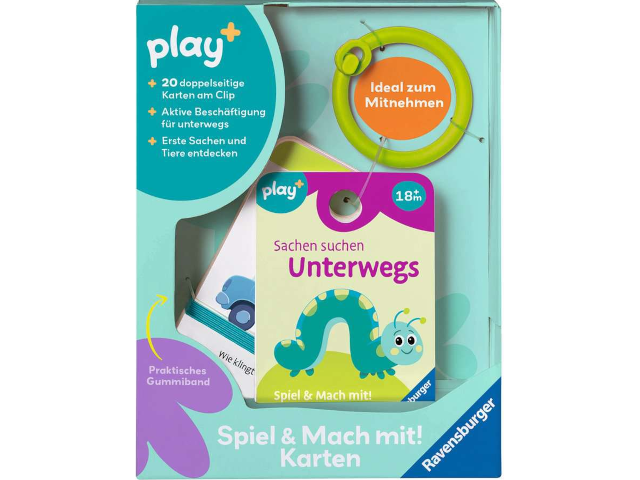 play+ Spiel & Mach mit! Karten: Sachen suchen: unterwegs